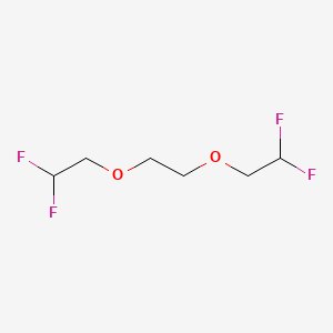 molecular formula C6H10F4O2 B14073928 1,2-Bis(2,2-difluoroethoxy)ethane 