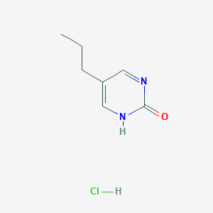 molecular formula C7H11ClN2O B1407393 5-丙基嘧啶-2-醇盐酸盐 CAS No. 1992996-57-2