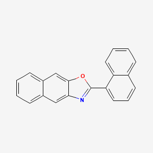 Naphth[2,3-d]oxazole, 2-(1-naphthalenyl)-