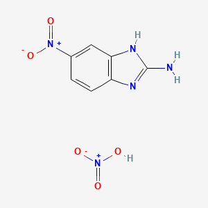 nitric acid;6-nitro-1H-benzimidazol-2-amine