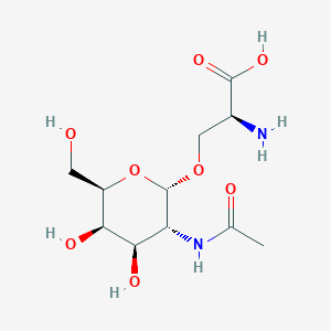 molecular formula C11H20N2O8 B014074 O-(2-乙酰氨基-2-脱氧-α-D-半乳吡喃糖基)-L-丝氨酸 CAS No. 67262-86-6