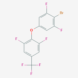 2-Bromo-5-[2,6-difluoro-4-(trifluoromethyl)phenoxy]-1,3-difluorobenzene