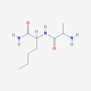 molecular formula C9H19N3O2 B1407403 L-Norleucinamide, L-alanyl- CAS No. 2165464-20-8