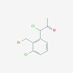 1-(2-(Bromomethyl)-3-chlorophenyl)-1-chloropropan-2-one