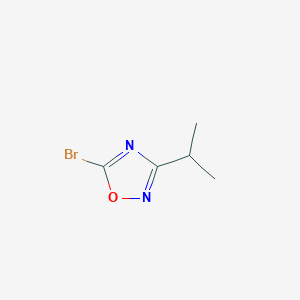 molecular formula C5H7BrN2O B1407405 5-溴-3-异丙基-1,2,4-恶二唑 CAS No. 1784408-02-1