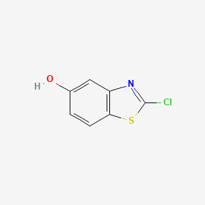 molecular formula C7H4ClNOS B1407421 2-Chlorobenzo[d]thiazol-5-ol CAS No. 1261737-67-0