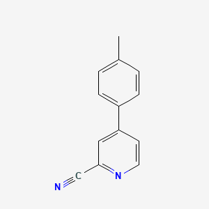 4-(4-Methylphenyl)pyridine-2-carbonitrile