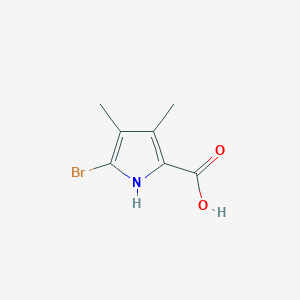 5-Bromo-3,4-dimethyl-1H-pyrrole-2-carboxylic acid
