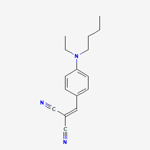 ({4-[Butyl(ethyl)amino]phenyl}methylidene)propanedinitrile