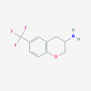 6-(Trifluoromethyl)chroman-3-amine