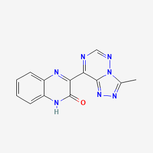 3-(3-Methyl[1,2,4]triazolo[3,4-f][1,2,4]triazin-8(5H)-ylidene)quinoxalin-2(3H)-one