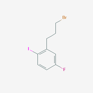 1-(3-Bromopropyl)-5-fluoro-2-iodobenzene