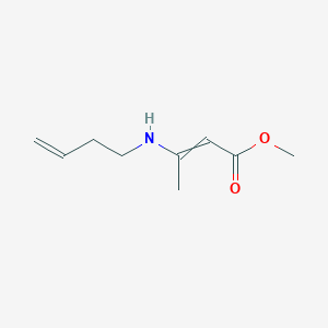 B14074540 Methyl 3-[(but-3-en-1-yl)amino]but-2-enoate CAS No. 102233-70-5