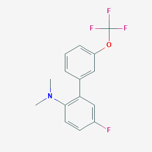 (5-Fluoro-3'-(trifluoromethoxy)biphenyl-2-yl)-dimethylamine