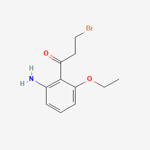 1-(2-Amino-6-ethoxyphenyl)-3-bromopropan-1-one