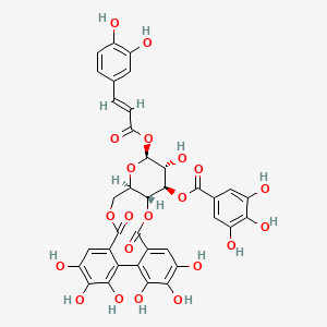 1-O-Caffeoyl-3-O-galloyl-4,6-(S)-hexahydroxydiphen