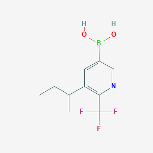 (5-(sec-Butyl)-6-(trifluoromethyl)pyridin-3-yl)boronic acid