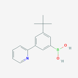 (3-(tert-Butyl)-5-(pyridin-2-yl)phenyl)boronic acid