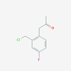 1-(2-(Chloromethyl)-4-fluorophenyl)propan-2-one