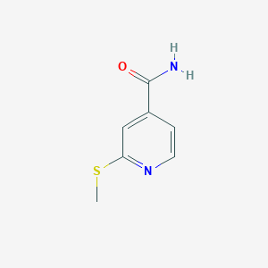 4-Pyridinecarboxamide, 2-(methylthio)-