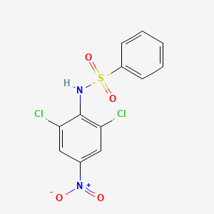 N-(2,6-dichloro-4-nitrophenyl)benzenesulfonamide