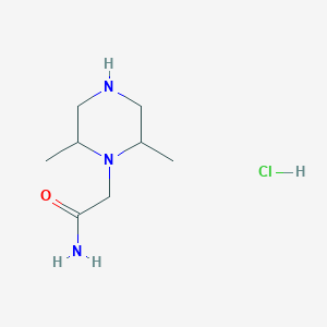 2-(2,6-Dimethylpiperazin-1-yl)acetamide;hydrochloride