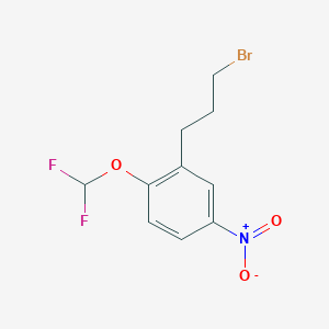 1-(3-Bromopropyl)-2-(difluoromethoxy)-5-nitrobenzene