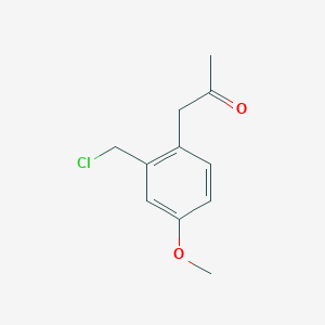 1-(2-(Chloromethyl)-4-methoxyphenyl)propan-2-one