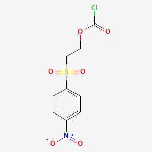 Carbonochloridic acid, 2-[(4-nitrophenyl)sulfonyl]ethyl ester