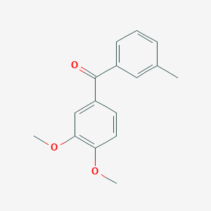 (3,4-Dimethoxyphenyl)(3-methylphenyl)methanone