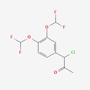 1-(3,4-Bis(difluoromethoxy)phenyl)-1-chloropropan-2-one