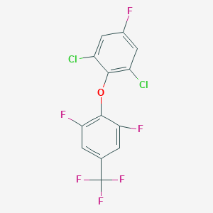 1,3-Dichloro-2-[2,6-difluoro-4-(trifluoromethyl)phenoxy]-5-fluorobenzene