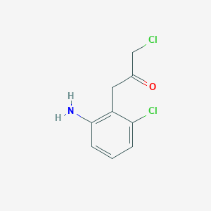 1-(2-Amino-6-chlorophenyl)-3-chloropropan-2-one