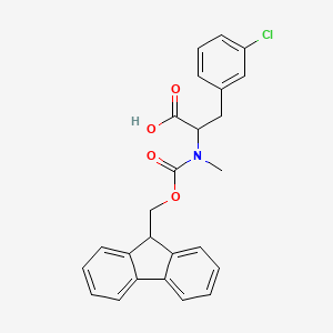 3-(3-chlorophenyl)-2-[9H-fluoren-9-ylmethoxycarbonyl(methyl)amino]propanoic acid