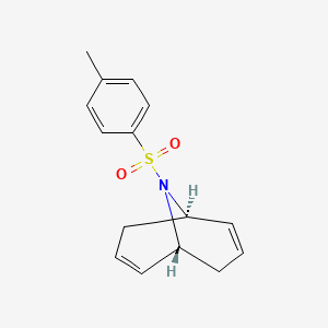 molecular formula C15H17NO2S B1407499 (1R,5R)-9-Tosyl-9-azabicyclo[3.3.1]nona-2,6-dien CAS No. 35985-98-9