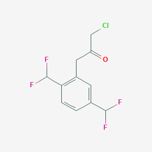 1-(2,5-Bis(difluoromethyl)phenyl)-3-chloropropan-2-one