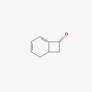 molecular formula C8H8O B14075041 Bicyclo[4.2.0]octa-3,5-dien-7-one 