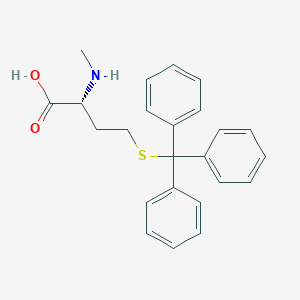 (2R)-2-(methylamino)-4-[(triphenylmethyl)sulfanyl]butanoic acid