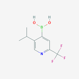 (5-Isopropyl-2-(trifluoromethyl)pyridin-4-yl)boronic acid