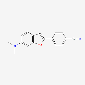 4-[6-(Dimethylamino)-1-benzofuran-2-yl]benzonitrile