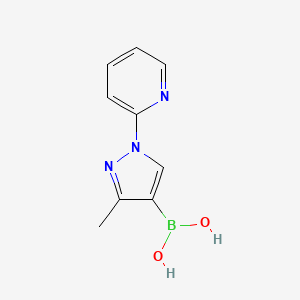 (3-Methyl-1-(pyridin-2-yl)-1H-pyrazol-4-yl)boronic acid