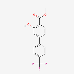 Methyl 3-hydroxy-4'-(trifluoromethyl)-[1,1'-biphenyl]-4-carboxylate