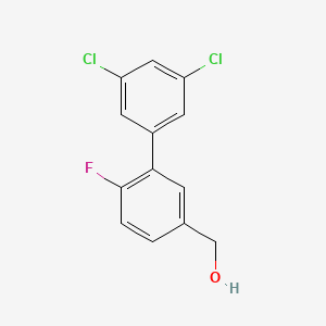 (3',5'-Dichloro-6-fluoro-biphenyl-3-yl)-methanol