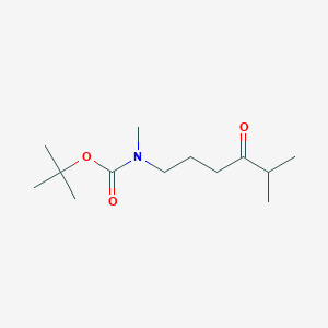 tert-butyl N-methyl-N-(5-methyl-4-oxohexyl)carbamate