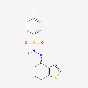 N-(6,7-dihydro-5H-1-benzothiophen-4-ylideneamino)-4-methylbenzenesulfonamide