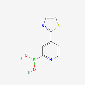 (4-(Thiazol-2-yl)pyridin-2-yl)boronic acid