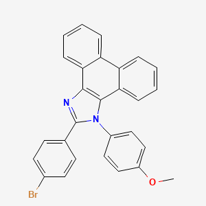 2-(4-Bromophenyl)-1-(4-methoxyphenyl)-1h-phenanthro[9,10-d]imidazole