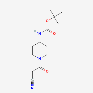 tert-butyl N-[1-(2-cyanoacetyl)piperidin-4-yl]carbamate