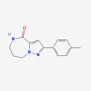 2-(4-Methylphenyl)-5,6,7,8-tetrahydropyrazolo[1,5-a][1,4]diazepin-4-one