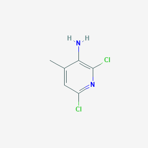 molecular formula C6H6Cl2N2 B140758 2,6-二氯-4-甲基吡啶-3-胺 CAS No. 129432-25-3